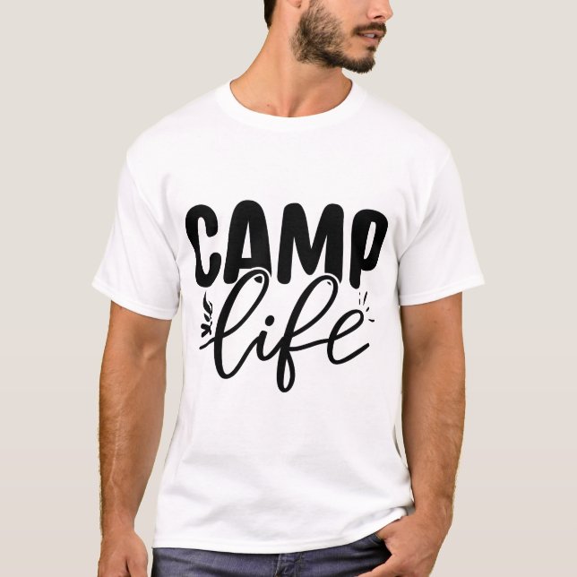 Camiseta Hojas que Caen y Ambiente Acogedor (Anverso)