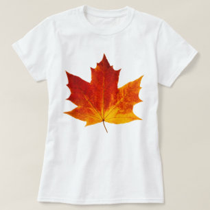 Camiseta Hojas rojas de arce