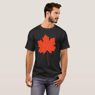 Camiseta Hojas rojas de arce