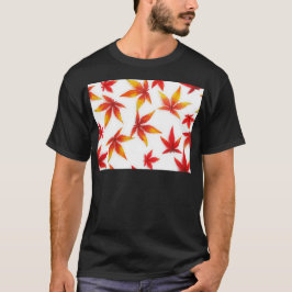 Camiseta Hojas rojas de arce de otoño