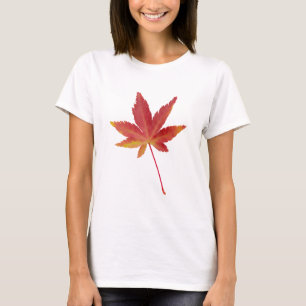 Camiseta Hojas rojas de otoño