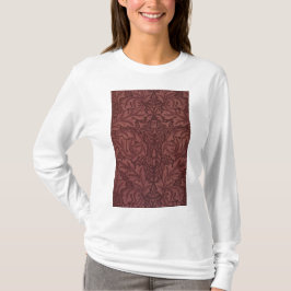 Camiseta Hojas rojas oscuras de Acanthus (por William Morri