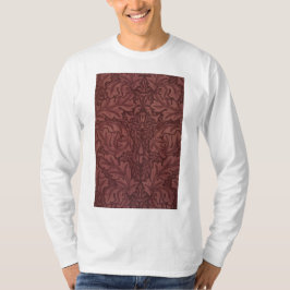 Camiseta Hojas rojas oscuras de Acanthus (por William Morri