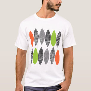 Camiseta Hojas Texturizadas 02