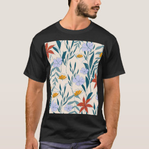 Camiseta Hojas Tropicales: Antecedentes Abstractos De Moda.