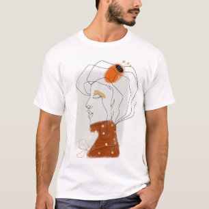 Camiseta Hojas Tropicales, Diseño De Patrones Sin Marea.