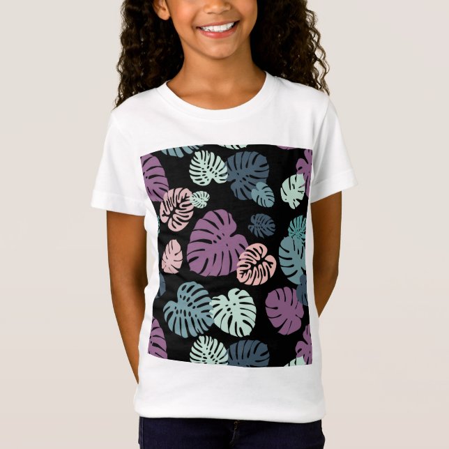 Camiseta Hojas Tropicales Multicolor 5 (Anverso)