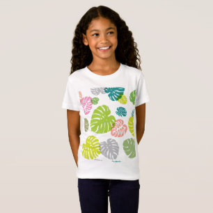 Camiseta Hojas tropicales multicolores