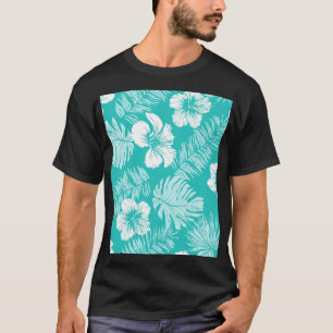 Camiseta Hojas tropicales: Patrón de planta de época