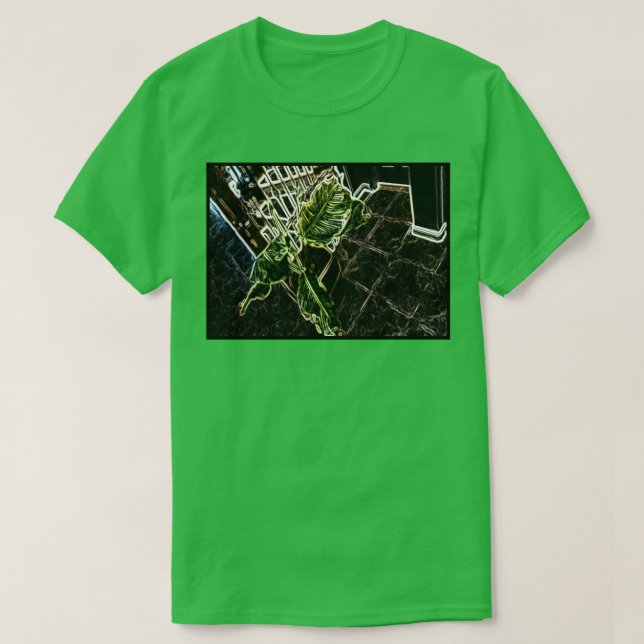 Camiseta Hojas verdes (Diseño del anverso)