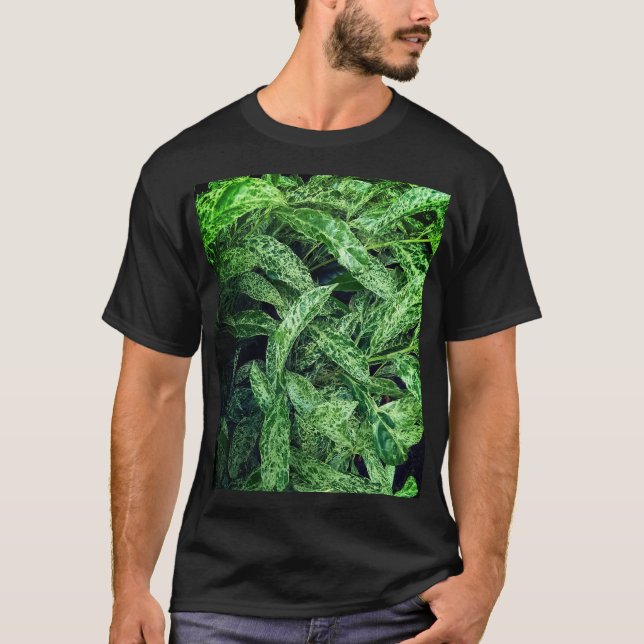 Camiseta Hojas verdes (Anverso)