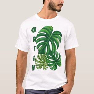 Camiseta Hojas verdes de Monstera