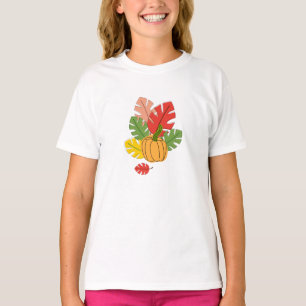 Camiseta Hojas y calabazas