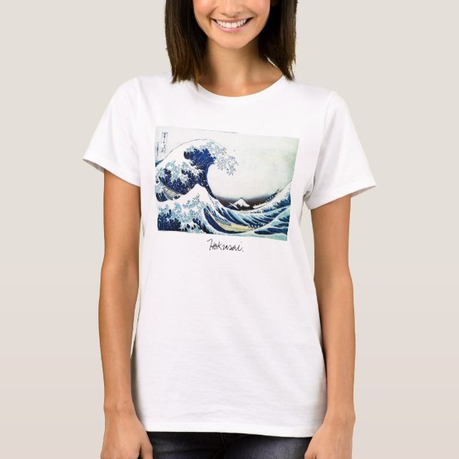 Camiseta Hokusai. (Anverso)
