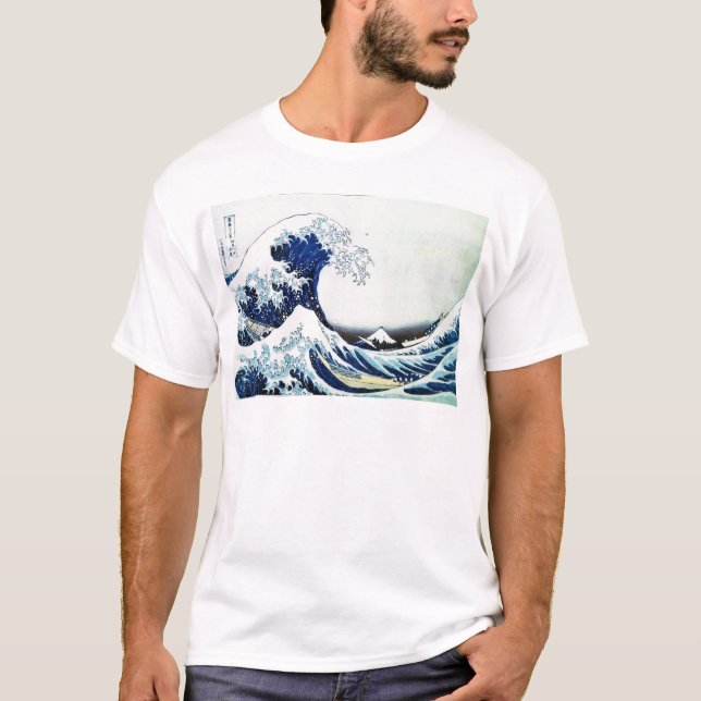 Camiseta Hokusai. (Anverso)