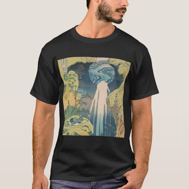 Camiseta Hokusai Amida cae cascada (Anverso)