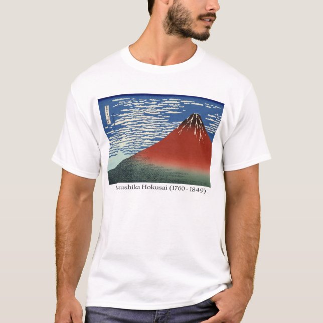 Camiseta Hokusai en el monte Fuji, - cielo meridional del (Anverso)