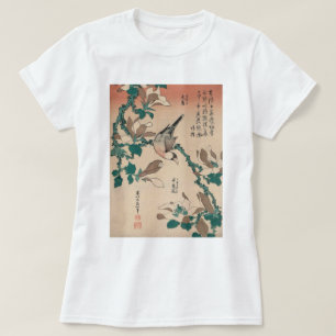 Camiseta Hokusai Java Sparrow en la galería MagnoliaHD