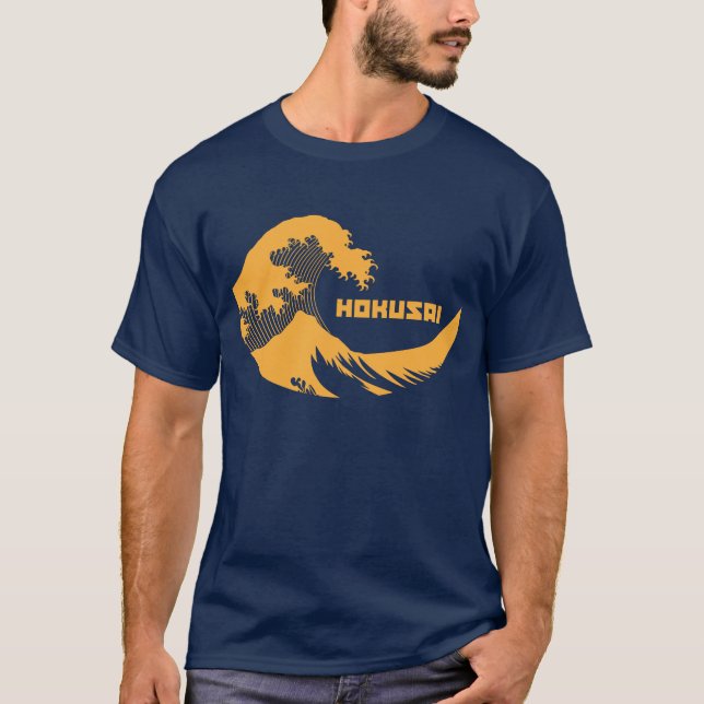 Camiseta Hokusai - La Gran Ola (Anverso)