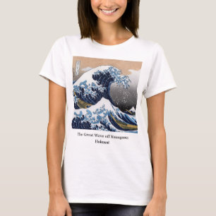 Camiseta Hokusai , "La gran ola de Kanagawa"