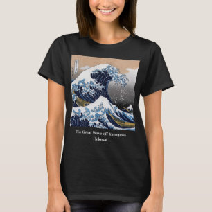 Camiseta Hokusai , "La gran ola de Kanagawa"