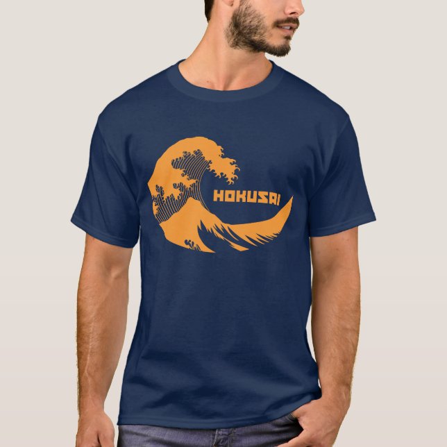 Camiseta Hokusai - la gran onda (Anverso)