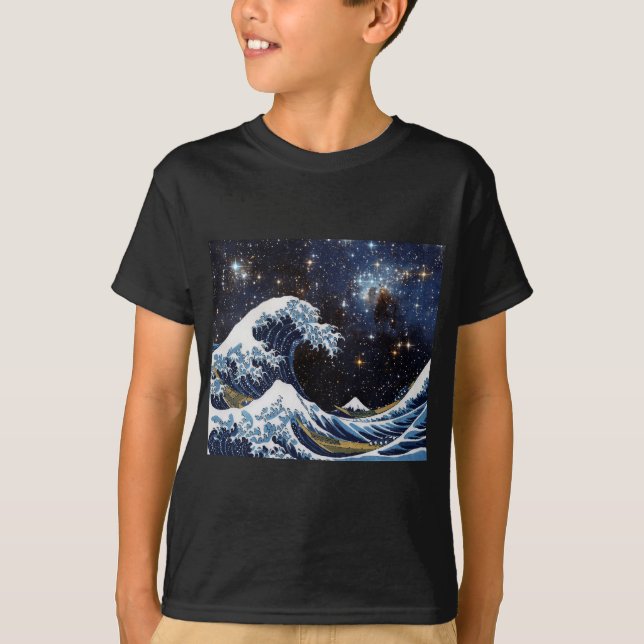 Camiseta Hokusai & LH95 (Anverso)