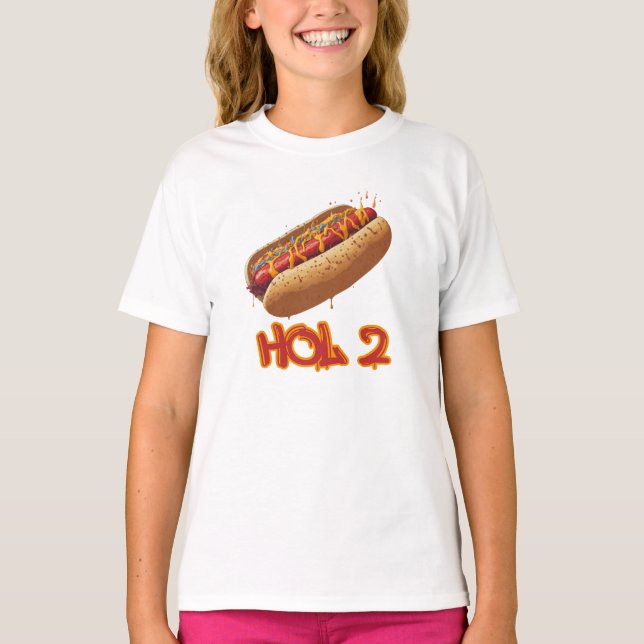 Camiseta Hol 2 (Perro caliente en jerga puertorriqueña) (Anverso)