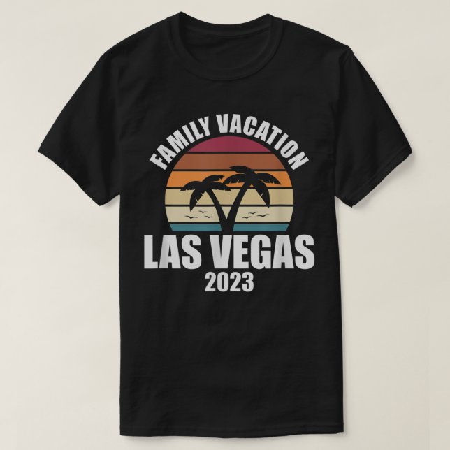 Camiseta Hol de verano de vacaciones familiares de Las Vega (Diseño del anverso)