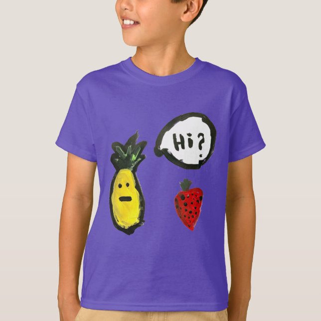 Camiseta "Hola". (Anverso)