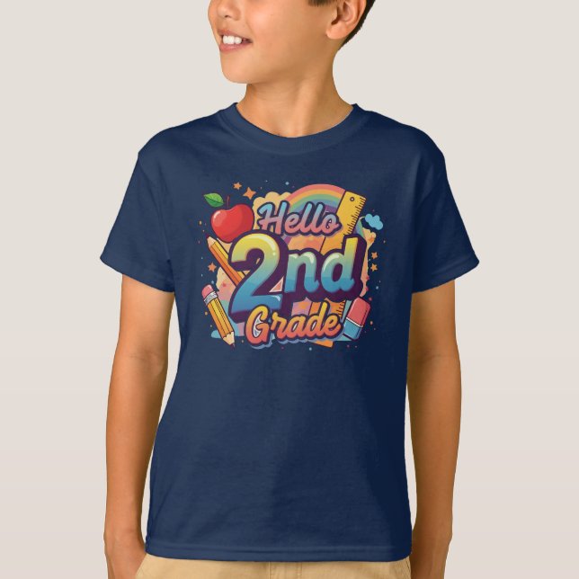 Camiseta Hola 2º Grado (Anverso)