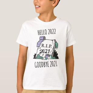 Camiseta Hola 2022 Adiós 2021 descanse en paz 2022