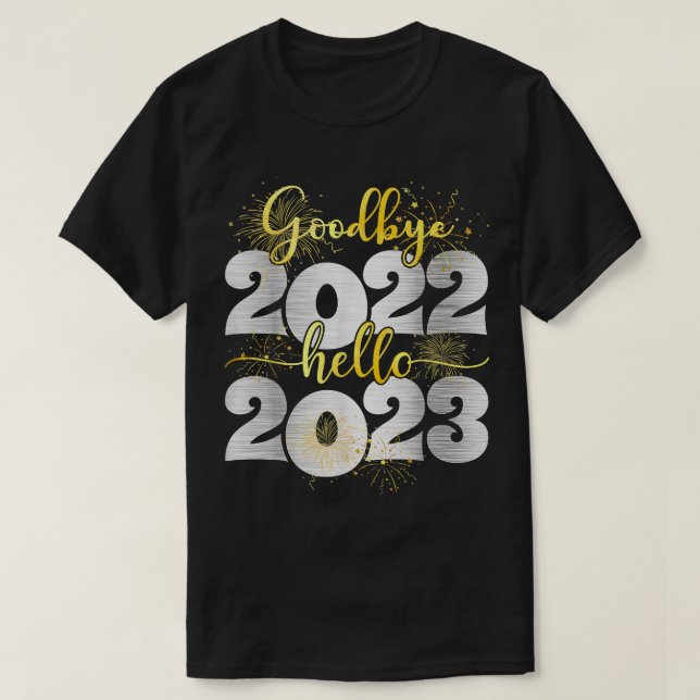 Camiseta Hola 2023 Feliz Año Nuevo Navidades P (Diseño del anverso)