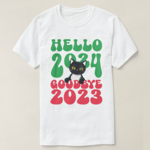 Camiseta Hola 2024 Adiós 2023