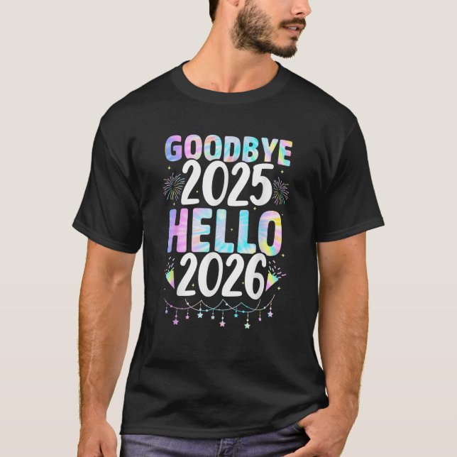 Camiseta Hola 2026 Navidad Feliz Año Nuevo (Anverso)