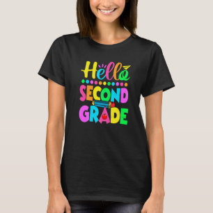 Camiseta Hola 2do Grado Maestra Linda Niños Niñas De Vuelta
