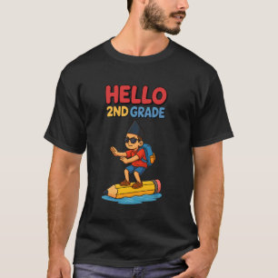 Camiseta Hola 2do Grado Niños Boatkid Aura Primer