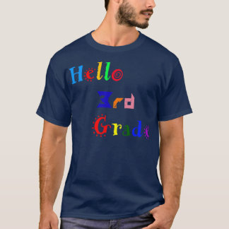 Camiseta hola 3º grado