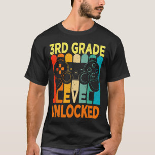 Camiseta Hola, 3º Grado de Videojuego desbloqueado de nuevo