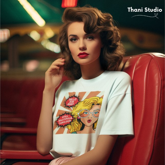 Camiseta Hola 30: Noche de diversión para mujer retro 90 (Subido por el creador)