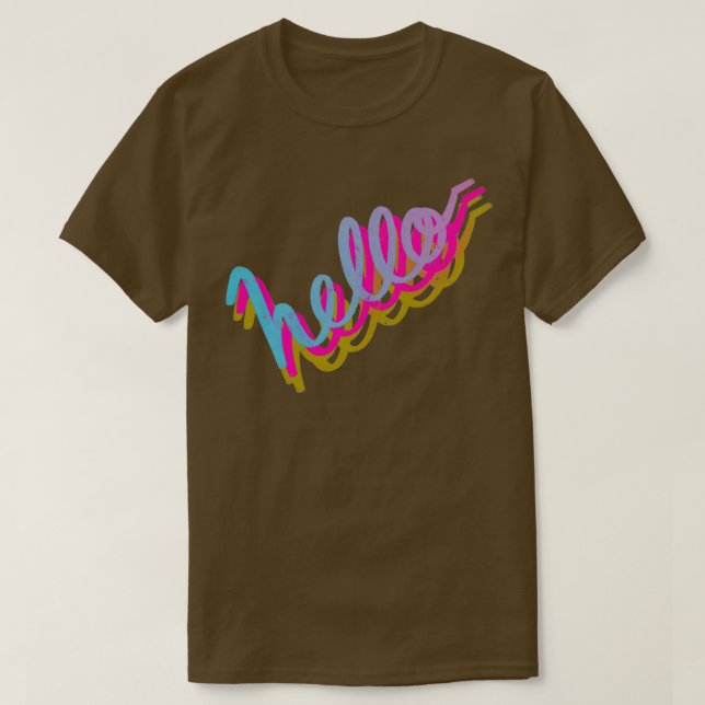 Camiseta Hola 4 (Diseño del anverso)