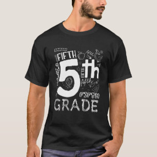 Camiseta Hola, 5º grado Acá Vengo Profesor Quinto Grado Bo