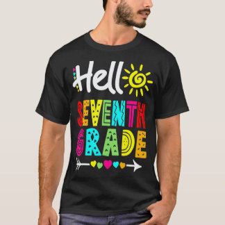 Camiseta Hola 7º Séptimo Grado Diversión Regreso a la Escue