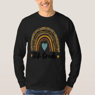 Camiseta Hola 8vo Grado Leopardo De vuelta al colegio Prime