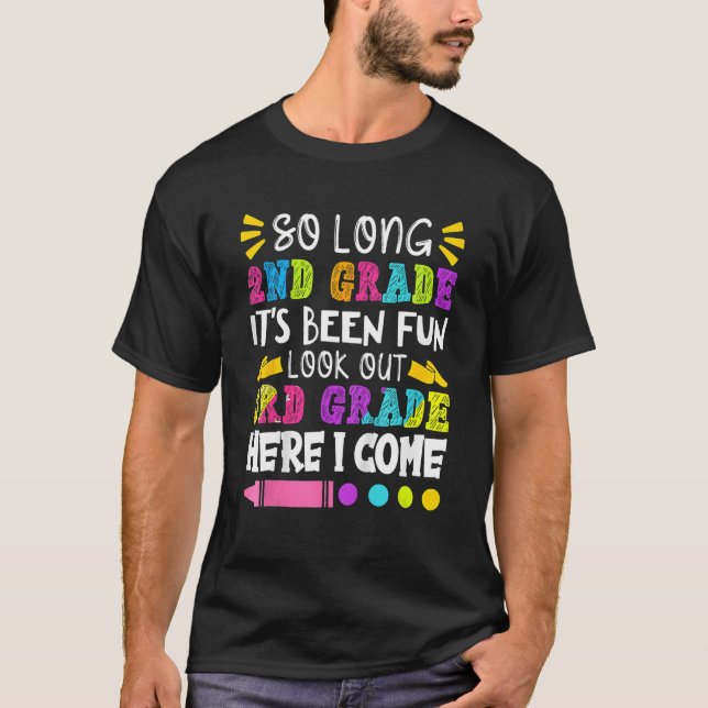 Camiseta Hola a 2º Grado Hola 3º Grado 2º Grado Gra (Anverso)