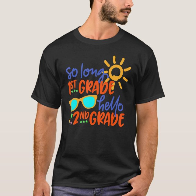Camiseta Hola a estudiante de segundo grado de primer curso (Anverso)