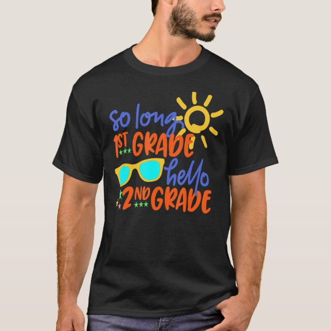 Camiseta Hola a estudiante de segundo grado de primer curso (Anverso)