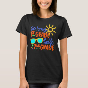 Camiseta Hola a estudiante de segundo grado de primer curso