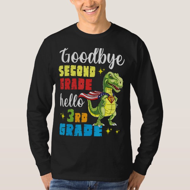 Camiseta Hola a estudiante senior de Dinosaur (Anverso)