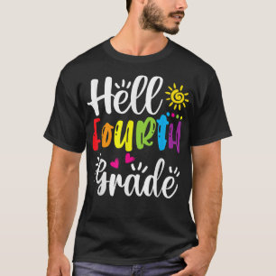 Camiseta Hola a Grado Grado Grado Gracioso 4 Volver a la Es